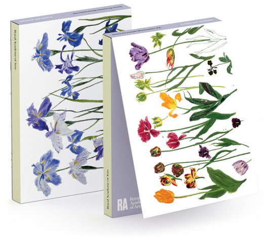 8 Note Cards and Envelopes - Blackadder Tulips and Irises