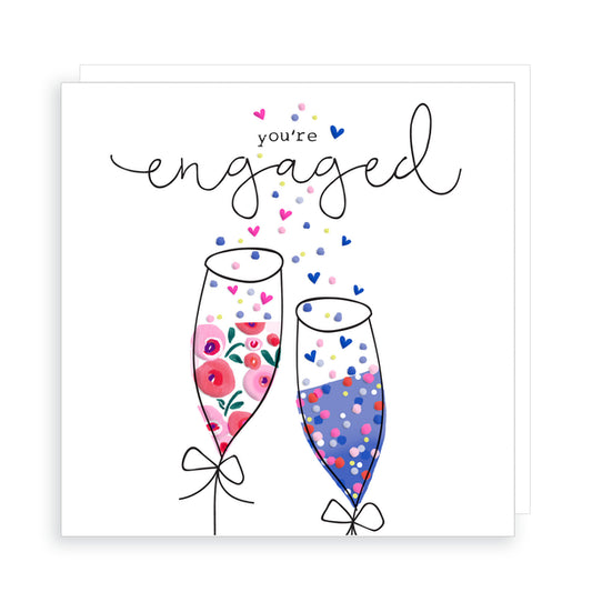 You're Engaged Flute Card