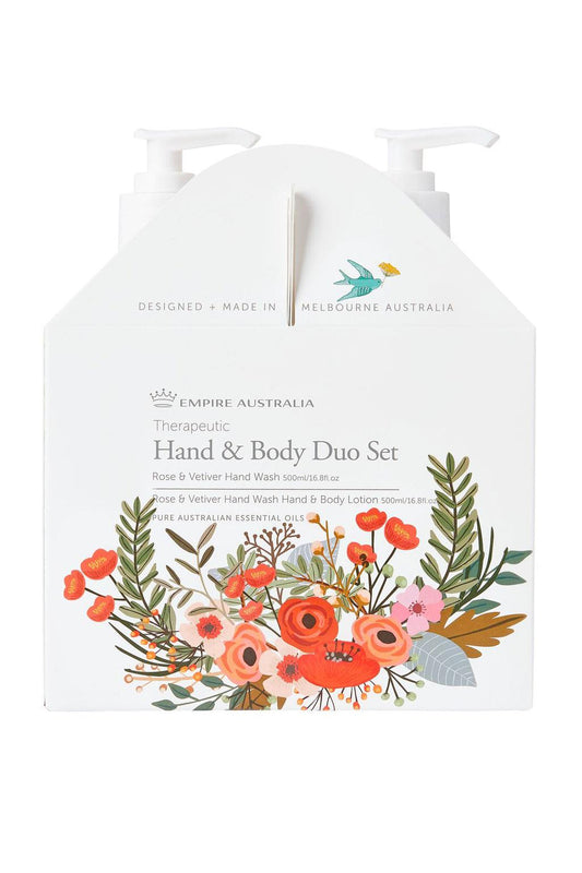 Rose and Vetiver Hand Care Duo