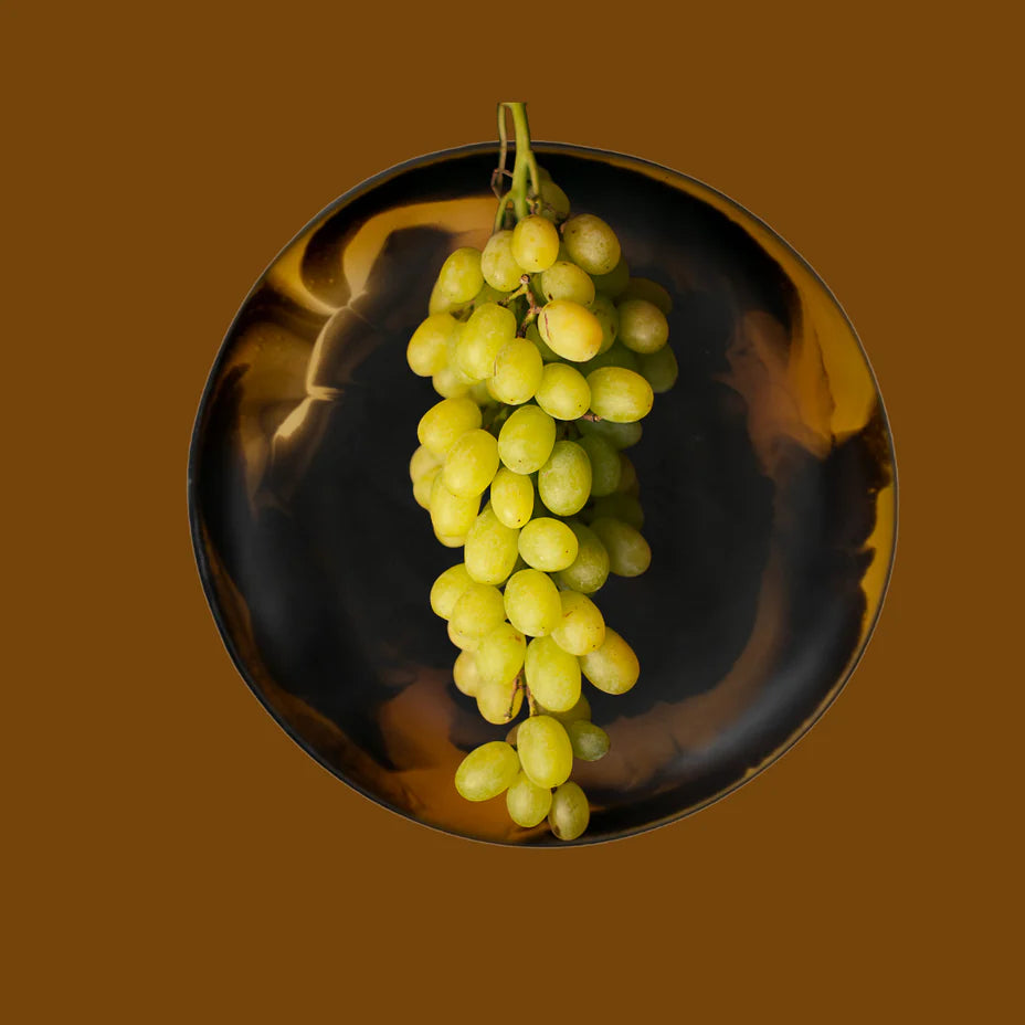 Tortoise Shell Serving Bowl