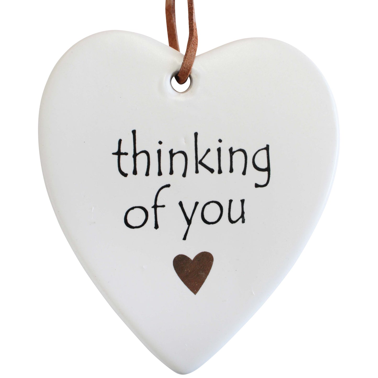 Thinking of You Ceramic Hanging Heart