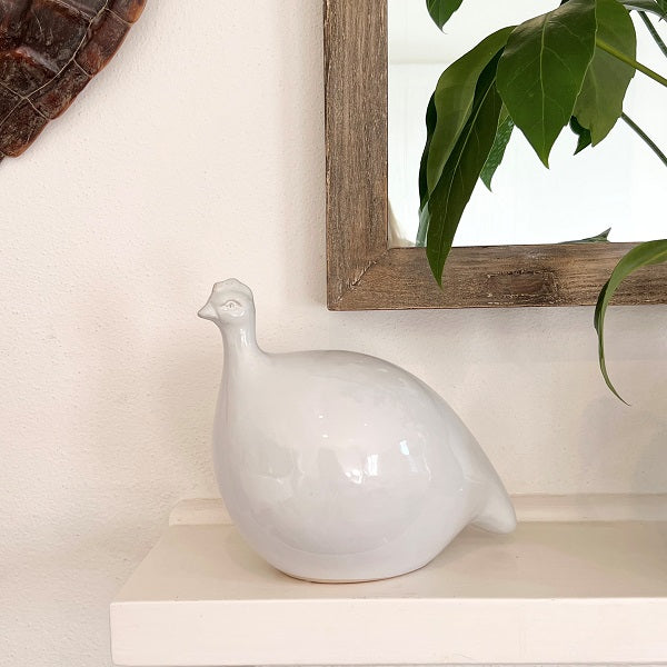 Ceramic Guinea Fowl