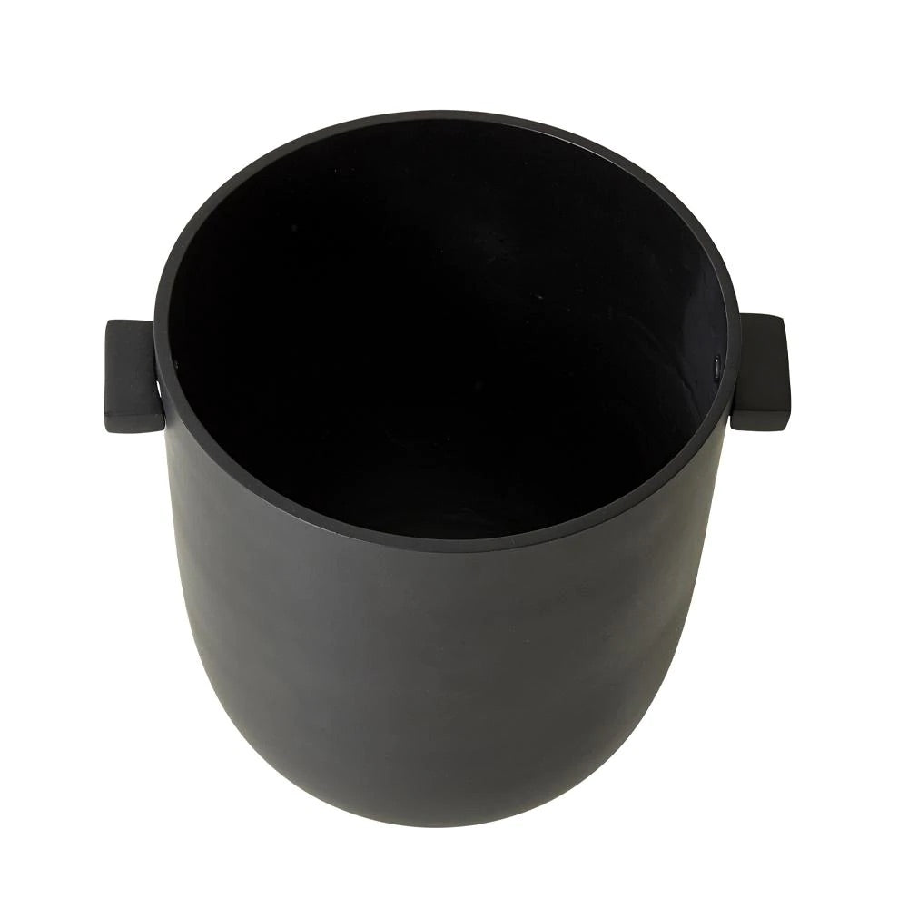 Zhini Black Aluminium Ice Bucket