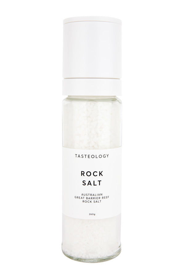 White Rock Salt with White Lid