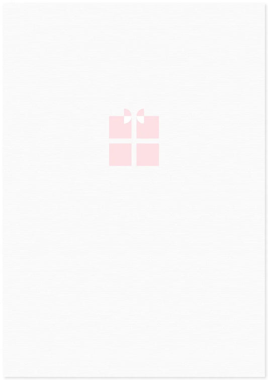 Letter Press Cards - Birthday - Pink Present