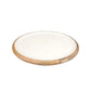 round palermo serving platter made from Mango Wood / Enamel