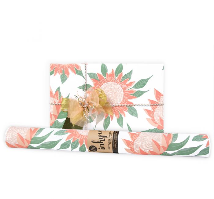 King Protea  10m Wrapping Paper Roll