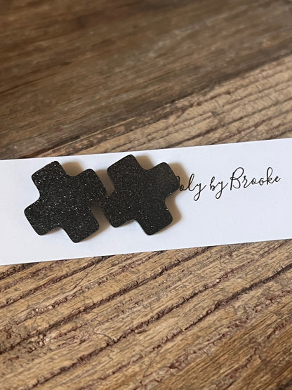 Acrylic Cross Studs