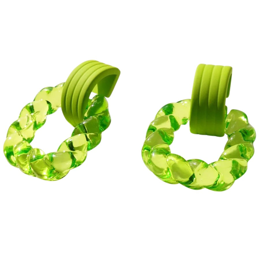 Lilly Lime Earring