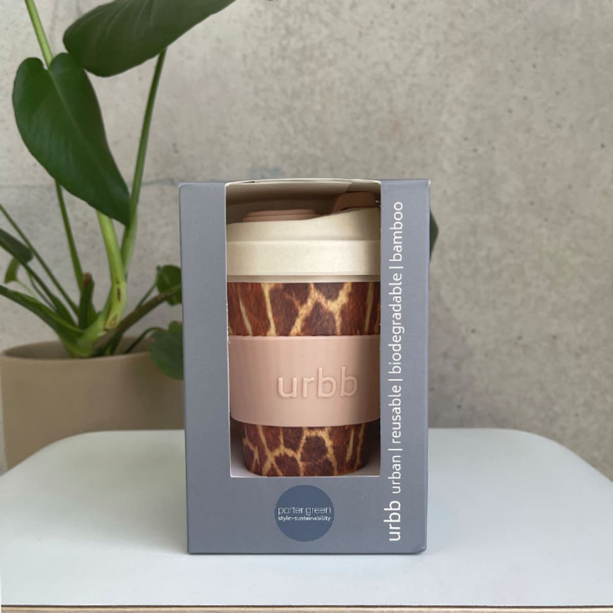 Urbb Reusable  Bamboo Coffee Cup