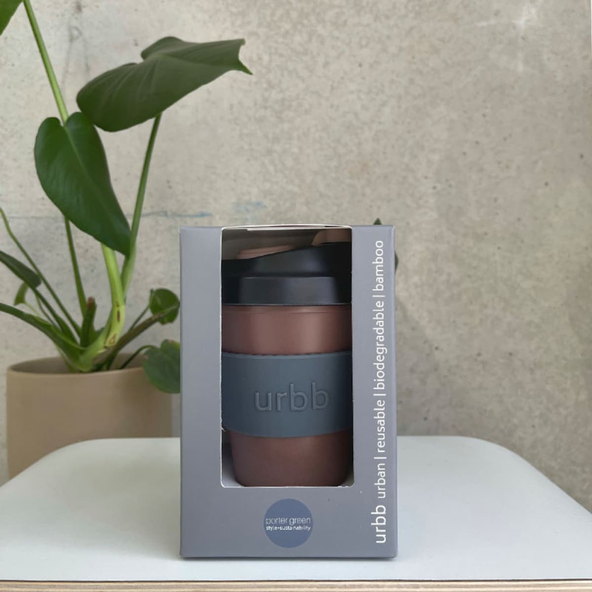 Urbb Reusable  Bamboo Coffee Cup