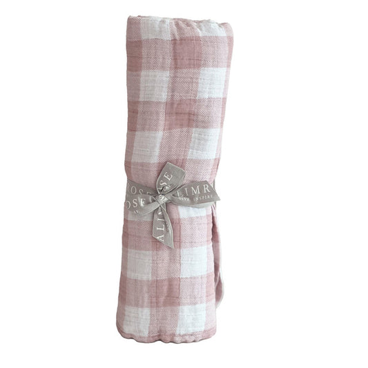 Check Muslin Swaddle