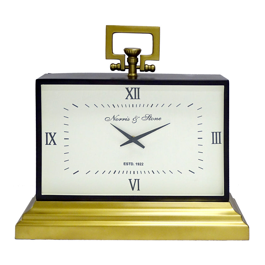 Carlingford Black and Bronze Clock