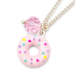 Pink Donut Necklace