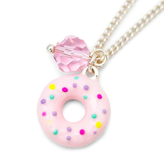 Pink Donut Necklace