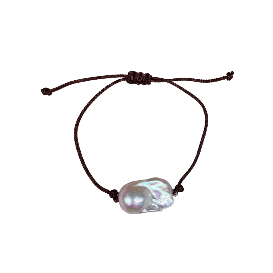 Brown pearl bracelet