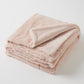 MUSE FAUX FUR THROW – DUSTY PINK
