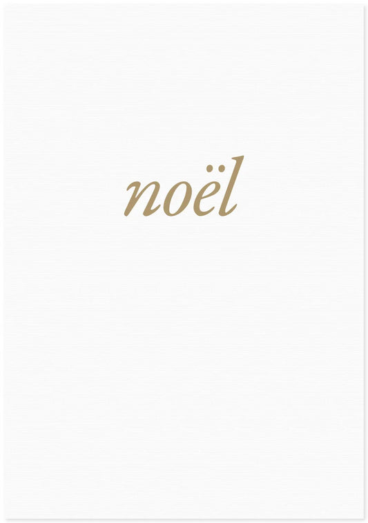 Letter Press Card - Noel Small