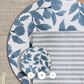 Place Mats - Riviera Blue Round