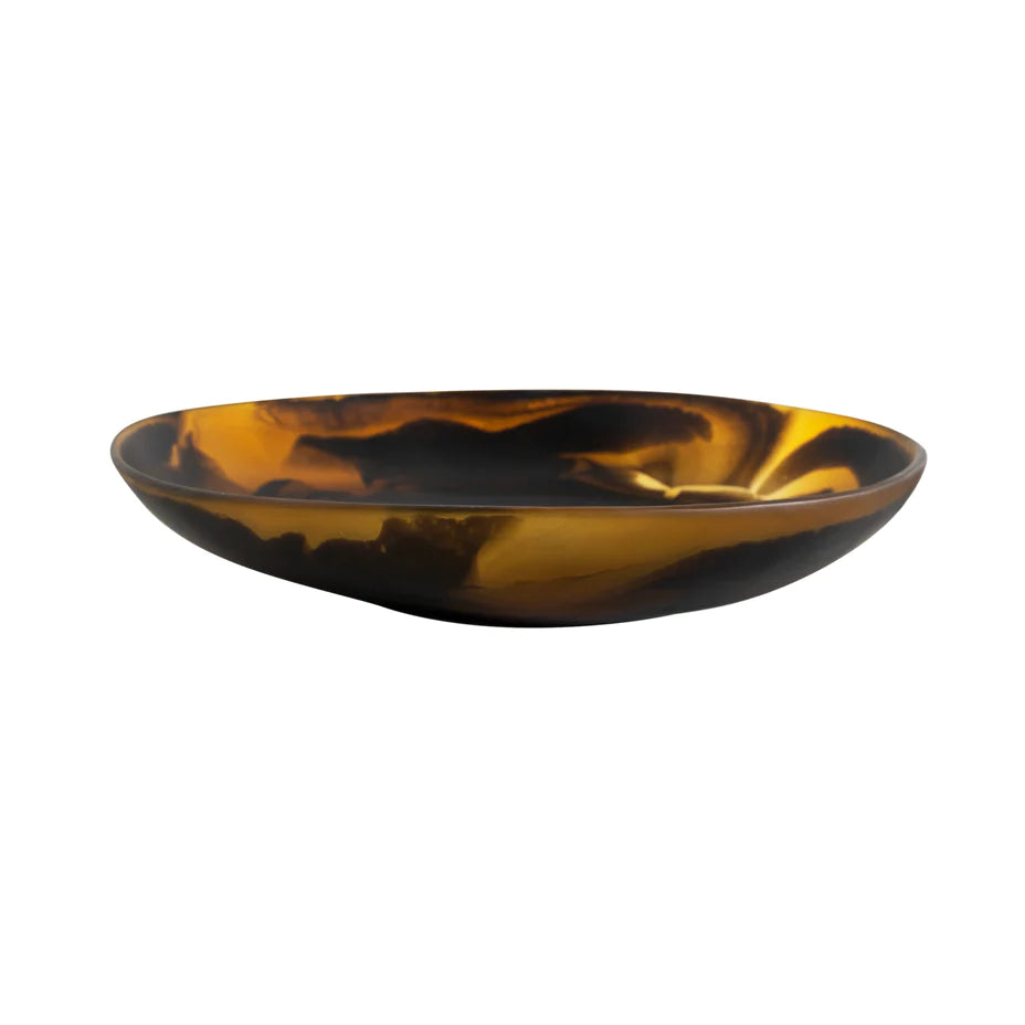 Tortoise Shell Serving Bowl