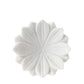 MARBLE LOTUS PLATE SMALL WHITE